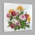billige Blomster-/botaniske malerier-Hang malte oljemaleri Håndmalte - Blomstret / Botanisk Kunstnerisk Lerret / Stretched Canvas