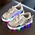cheap Girls&#039; Shoes-Girls&#039; Shoes Tulle Leatherette Spring Summer Fall Light Up Shoes Sneakers Walking Shoes Low Heel Round Toe Magic Tape LED For Casual