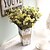 Χαμηλού Κόστους Ψεύτικα Λουλούδια-Μετάξι Ευρωπαϊκό Στυλ Λουλούδι για Τραπέζι 5