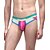 cheap Men&#039;s Briefs Underwear-Men&#039;s Patchwork Thin 1 pc Yellow Fuchsia Light Blue Light Brown Royal Blue