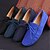 cheap Men&#039;s Boat Shoes-Men&#039;s Moccasin Suede Spring / Fall Boat Shoes Black / Dark Blue / Royal Blue / Party &amp; Evening