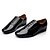 ieftine Pantofi Dans Clasic &amp; Modern-Bărbați Pantofi Dans Latin Călcâi Toc Personalizat Piele Originală Negru / Interior
