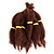 levne Háčkované vlasy-Kudrny / Afro 100% kanekalon vlasy Afro Kinky prýmky / Příčesky z pravých vlasů vlasy copánky Denní