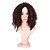 billige Syntetiske trendy parykker-Syntetiske parykker Krøllet Afro Brun Dame Lokkløs Naturlig parykk Medium Syntetisk hår