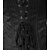 お買い得  ヒストリカル＆ビンテージコスチューム-甘ロリータ コルセット 女性用 女の子 サテン 日本語 コスプレ衣装 ブラック ストライプ ノースリーブ