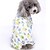 cheap Dog Clothes-Dog Pajamas Puppy Clothes Cartoon Casual / Daily Dog Clothes Puppy Clothes Dog Outfits Breathable Yellow Blue Costume for Girl and Boy Dog Polyester XS S M L XL