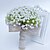 baratos Bouquets de Flores para Noiva-Bouquets de Noiva Buquês Casamento Renda 9.84&quot;(Aprox.25cm)