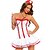 cheap Sexy Uniforms-Career Costumes Nurse Cosplay Costume Party Costume Women&#039;s Hospital Services Uniforms Christmas Halloween New Year Festival / Holiday Halloween Costumes Outfits White Color Block