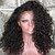 cheap Human Hair Wigs-Human Hair Lace Front Wig Curly 150% Density 100% Hand Tied African American Wig Natural Hairline Medium Long Women&#039;s Human Hair Lace Wig