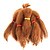 levne Háčkované vlasy-Kudrny / Afro 100% kanekalon vlasy Afro Kinky prýmky / Příčesky z pravých vlasů vlasy copánky Denní