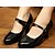 cheap Ballroom Shoes &amp; Modern Dance Shoes-Women&#039;s Modern Shoes Ballroom Shoes Heel Black Red Gold
