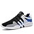 cheap Men&#039;s Sneakers-Men&#039;s Spring / Fall Comfort Casual Party &amp; Evening Outdoor Sneakers Walking Shoes Tulle Black / White / White / Blue / White / Lace-up