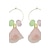 cheap Earrings-Women&#039;s Drop Earrings Basic Earrings Jewelry Pink+White / Green For Casual