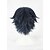 preiswerte Trendige synthetische Perücken-Synthetische Perücken Blau Damen Kappenlos Cosplay Perücke Kurz Synthetische Haare