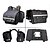 cheap Motorcycle Luggage &amp; Bags-Motorcycle Saddlebag Set 2 Pcs Storage Bag Tool Bag For Honda/Yamaha/Suzuki (Black &amp; Gray Color)