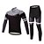 cheap Men&#039;s Clothing Sets-Long Sleeve Cycling Jersey with Tights Bike Clothing Suit Quick Dry Sports Polyester Spandex Silicon Clothing Apparel / Lycra