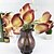 billiga Artificiell Blomma-10 st pu europeisk bordsskiva blomma 36,5 cm/14&quot;
