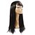 Χαμηλού Κόστους Συνθετικές Trendy Περούκες-Συνθετικά μαλλιά Περούκες Κυματομορφή Σώματος Χωρίς κάλυμμα Φυσική περούκα Μακρύ Μαύρο