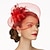 abordables Tocados-Tocados de red sombrero Kentucky Derby/sombreros con flores 1 pieza boda/ocasión especial/tocado para fiesta de té