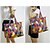 cheap Crossbody Bags-Women&#039;s Bags Cowhide Shoulder Messenger Bag Plaid / Split Joint Rainbow