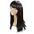 Χαμηλού Κόστους Συνθετικές Trendy Περούκες-Συνθετικά μαλλιά Περούκες Κυματομορφή Σώματος Χωρίς κάλυμμα Φυσική περούκα Μακρύ Μαύρο
