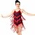 cheap Latin Dancewear-Latin Dance Sequin Tassel Women&#039;s Training Sleeveless Natural Spandex Sequined / Performance / Ballroom