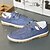 cheap Men&#039;s Sneakers-Men&#039;s Sneakers Comfort Shoes Casual Casual Outdoor Office &amp; Career Walking Shoes Denim Black Blue Gray Fall Spring / Split Joint / EU40