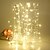 baratos Mangueiras de LED-HKV 5m Cordões de Luzes 50 LEDs SMD 0603 1pç Branco Quente / Branco Natal / Festa / Decorativa 12 V / IP65