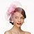billige Fascinators-net fascinators kentucky derby hat/ hovedbeklædning med blomster 1 stk bryllup/særlig lejlighed/ tefest hovedbeklædning