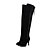cheap Women&#039;s Boots-Women&#039;s Shoes Leatherette Fall / Winter Comfort / Novelty / Light Soles Boots Stiletto Heel Knee High Boots Lace-up Black / Brown / Blue