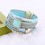 cheap Bracelets-Women&#039;s Wrap Bracelet / Leather Bracelet - Leather Bohemian Bracelet Brown / Blue / Pink For Wedding / Party / Birthday / Engagement / Gift