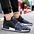 cheap Men&#039;s Sneakers-Men&#039;s Trainers Athletic Shoes Comfort Shoes Light Soles Athletic Casual Outdoor Running Shoes Tulle Black Army Green Fall Spring Summer / Lace-up / EU40