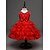 Χαμηλού Κόστους Φορέματα-Παιδιά Λίγο Κοριτσίστικα Φόρεμα Μονόχρωμο Λουλούδι Πάρτι Αργίες Πούλιες Φιόγκος Ροζ Φούξια Κόκκινο Δαντέλα Τούλι Αμάνικο Πριγκίπισσα Γλυκός Φορέματα Άνοιξη Καλοκαίρι Λεπτό / Φθινόπωρο