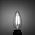 preiswerte LED-Leuchtdraht-Glühbirnen-Brelong 10 Stk e14 2w dimmbare LED Glühlampe AC 220V weiß / warmweiß