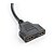 levne Organizéry na kabely-Kabel HDMI samec na HDMI zásuvka duální 1-2 cestný rozdělovač kabelového adaptéru pro HDTV