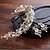 זול סטים של תכשיטים-בגדי ריקוד נשים קריסטל נזרים פרח בסיסי טבע קריסטל אבן נוצצת עגילים תכשיטים לבן / ורוד עבור חתונה יוֹם הַשָׁנָה מסיבה טקס ארוסים