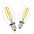 cheap LED Filament Bulbs-BRELONG® 10pcs 4 W 350 lm E14 LED Filament Bulbs C35 4 LED Beads COB Decorative Warm White / White 220-240 V / 10 pcs