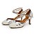 cheap Ballroom Shoes &amp; Modern Dance Shoes-Women&#039;s Modern Shoes Leatherette Heel Buckle Customizable Dance Shoes Silver / Gray / Purple / Indoor