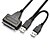 economico Cavi USB-USB 2.0 Cavo adattatore, USB 2.0 to SATA II Cavo adattatore Maschio/femmina