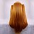 abordables Perruques de déguisement-Perruque Synthétique Perruques de Déguisement Droit Droite Avec queue de cheval Perruque Blond Long Orange Cheveux Synthétiques Femme Perruque tressée Tresses Africaines Blond hairjoy