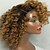 baratos Perucas de cabelo humano-Cabelo Humano Frente de Malha Peruca Kinky Curly 130% Densidade 100% Feita a Mão Peruca Afro Americanas Riscas Naturais Cabelo Ombre