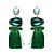 cheap Earrings-Women&#039;s Drop Earrings Tassel Oversized Ladies Luxury Tassel Punk Gothic Hip-Hop Earrings Jewelry Green / Blue / Pink For Party Graduation Daily Stage School Holiday