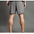 cheap New In-WOSAWE Men&#039;s Running Shorts Running Split Shorts Athletic Shorts Bottoms Fitness Gym Workout Exercise Breathable Quick Dry Fitness, Running &amp; Yoga Sport Gray / Stretchy / Moisture Wicking
