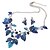 cheap Jewelry Sets-Women&#039;s Necklace/Earrings Metal Alloy Rhinestone Alloy Irregular Flower Floral Flower Style Dangling Style Bohemian Flowers Housewarming