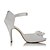 cheap Wedding Shoes-Women&#039;s Heels Summer / Fall Stiletto Heel Peep Toe Comfort Wedding Party &amp; Evening Crystal Satin White