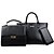 preiswerte Taschensets-Damen PU Bag Set 3 Stück Geldbörse Set Schwarz / Weiß / Rosa