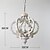 cheap Chandeliers-6-Light 50 cm Mini Style Chandelier Wood / Bamboo Glass Painted Finishes Retro 110-120V 220-240V