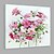 preiswerte Blumen-/Botanische Gemälde-Hang-Ölgemälde Handgemalte - Blumenmuster / Botanisch Künstlerisch Fügen Innenrahmen / Gestreckte Leinwand