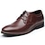 رخيصةأون أحذية أوكسفورد للرجال-رجالي أوكسفورد أحذية رسمية أحذية الراحة الأعمال التجارية فضفاض المكتب &amp; الوظيفة جلد أسود بني الخريف الربيع / دانتيل / EU40