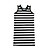 tanie Sukienki-Dziewczyny &#039; Bez rękawów Prążki Grafika drukowana 3D Sukienki Prążki Bawełna Sukienka Lato Dzieci
